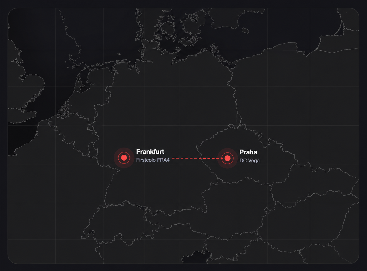 Frankfurt datacenter lokace